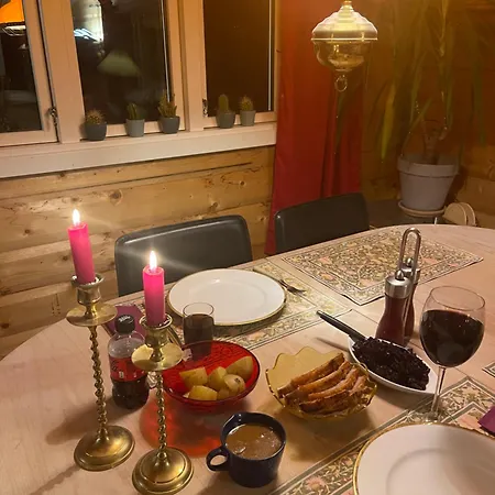 Norsk Bjaelkehytte Med Fibernet